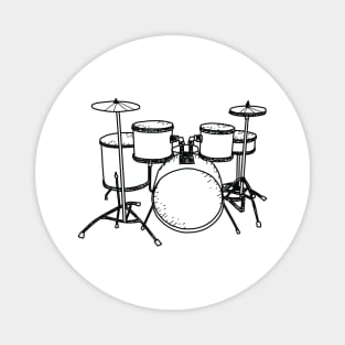 Drum Drummer - Instrument Magnet